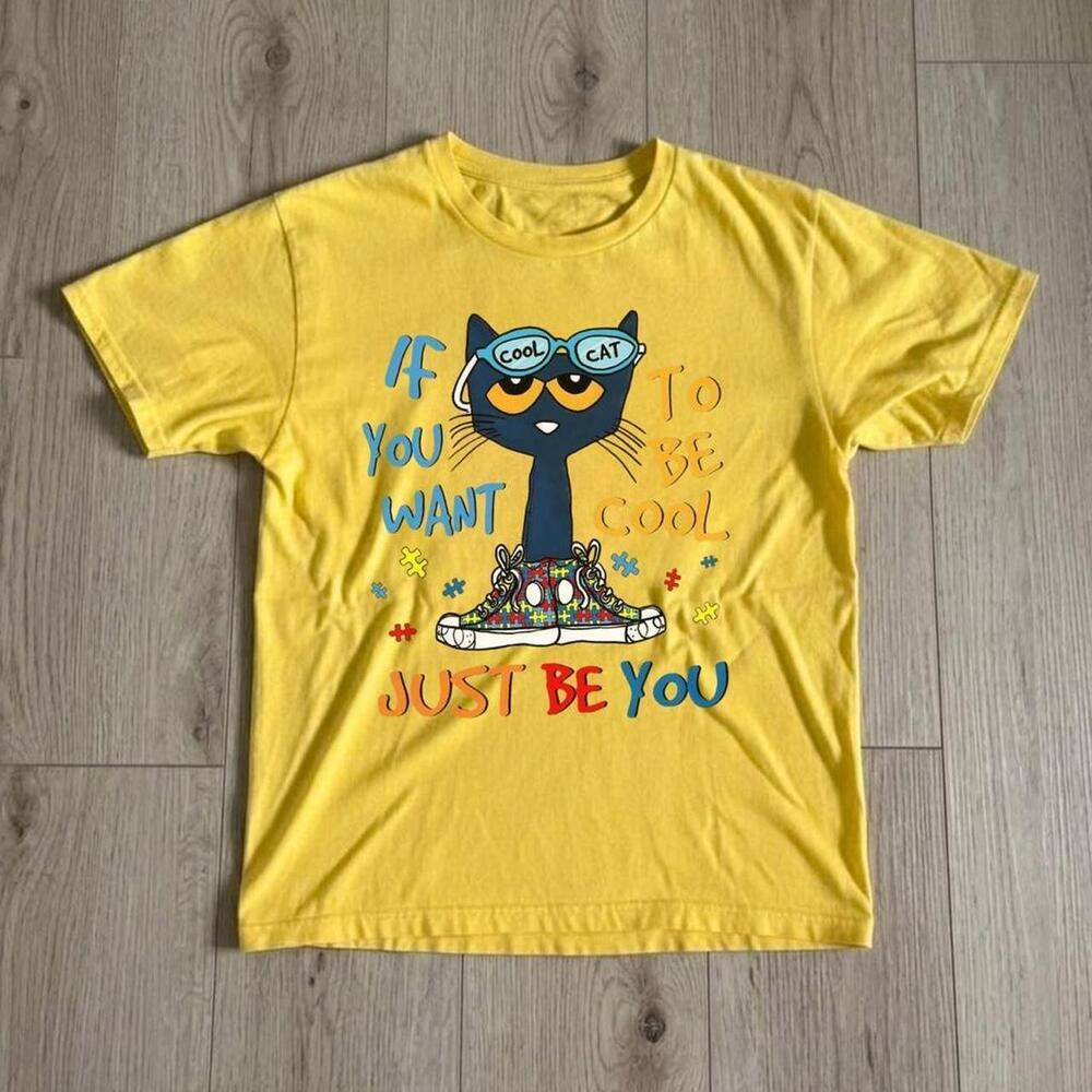 Yellow Pete The Cat Graphic Tee